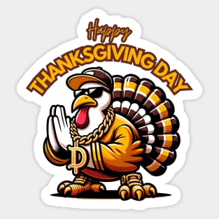 HipHop Turkey: Thanksgiving Grooves Sticker